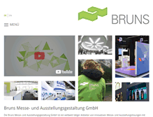 Tablet Screenshot of bruns-messebau.de